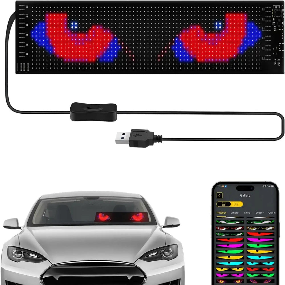 Écran LED Programmable pour Voiture